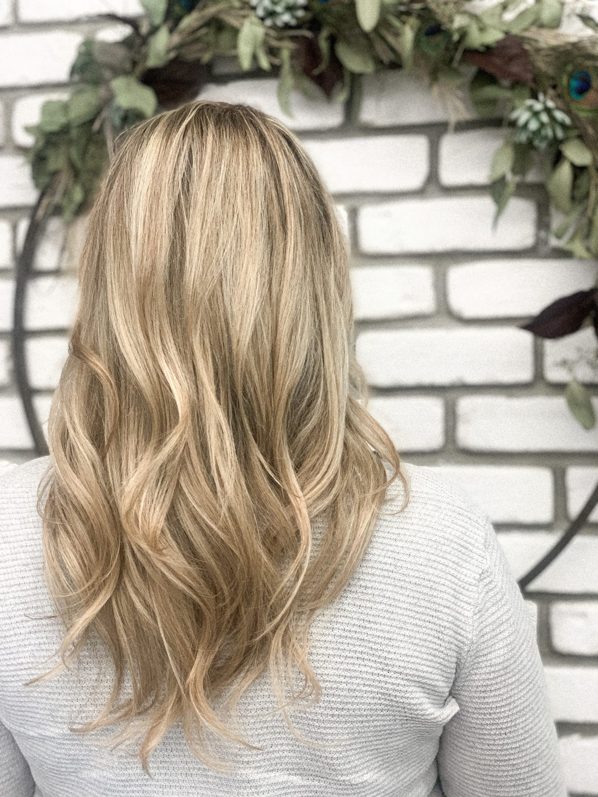 Stufenschnitt für lange blonde haare