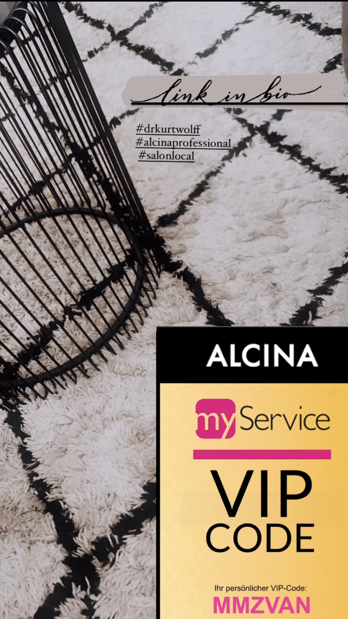 Alcina Professional VIP code - shop now -clicke hier